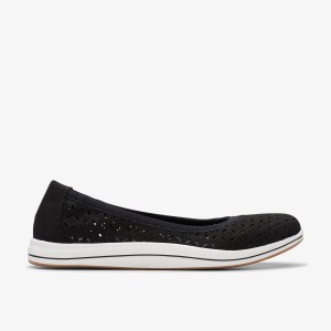 Clarks Breeze Roam Black Kadın Makosen Ayakkabı Siyah | 30974RELS