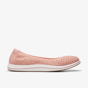 Clarks Breeze Roam Peach Kadın Makosen Ayakkabı Mercan | 27430RXZT