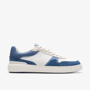 Clarks Court Lite Race Blue Combination Erkek Spor Ayakkabı Mavi | 60391BFWV