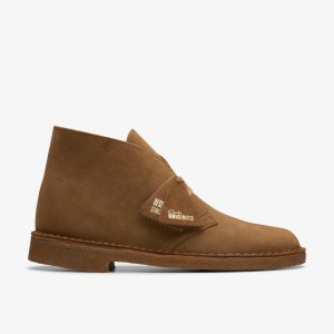 Clarks Desert Boot Cola Suede Erkek Elbise Ayakkabısı Cola | 14956SWFD