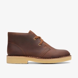 Clarks Desert Boot Kid Beeswax Çocuk Orijinal Ayakkabı Beeswax | 18039AMKJ