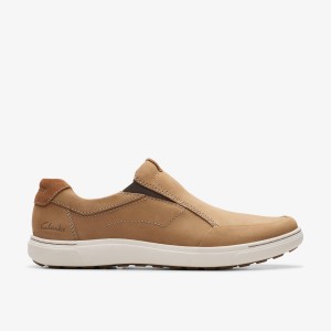 Clarks Mapstone Step Sand Nubuck Erkek Spor Ayakkabı Kahverengi | 79254PUEB