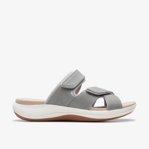 Clarks Mira Ease Grey Kadın Sandalet Gri | 21306ZBYC