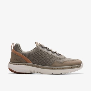 Clarks Pro Knit Stone Combination Erkek Spor Ayakkabı Gri | 07921WQNE