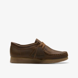 Clarks Wallabee Older Beeswax Çocuk Orijinal Ayakkabı Beeswax | 76452YZNT