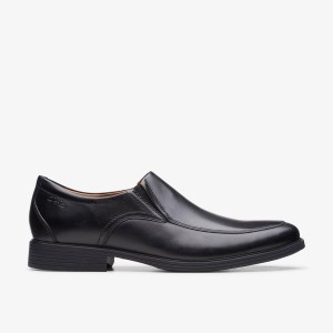 Clarks Whiddon Step Black Leather Erkek Elbise Ayakkabısı Siyah | 18629ZARO