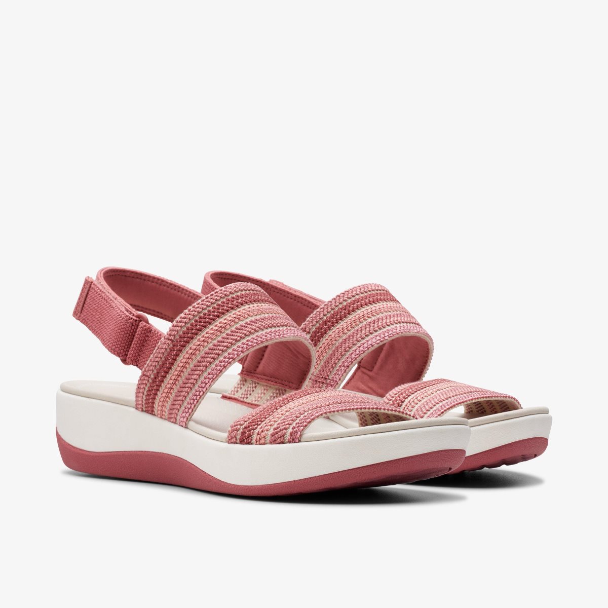 Clarks Arla Stroll Dusty Rose Combination Kadın Sandalet Pembe | 15492CWIT