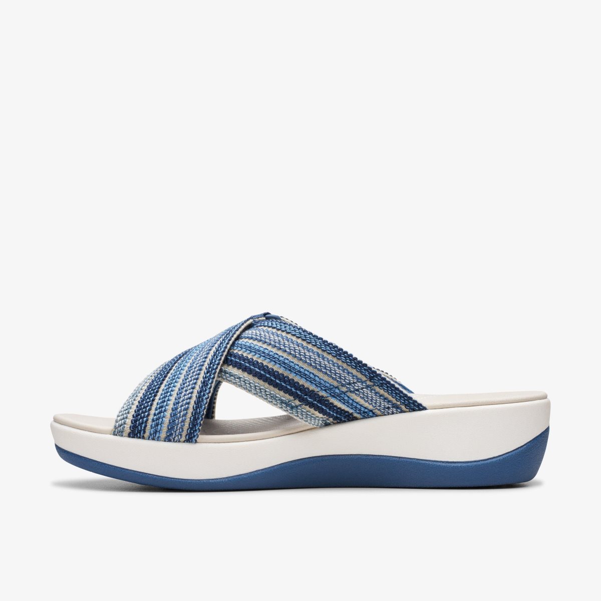 Clarks Arla Wave Blue Combination Kadın Dolgu Topuklu Mavi | 21704LIWU