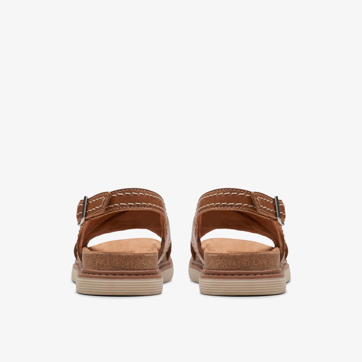 Clarks Arwell Sling Tan Leather Kadın Sandalet Kahverengi | 45637APOU