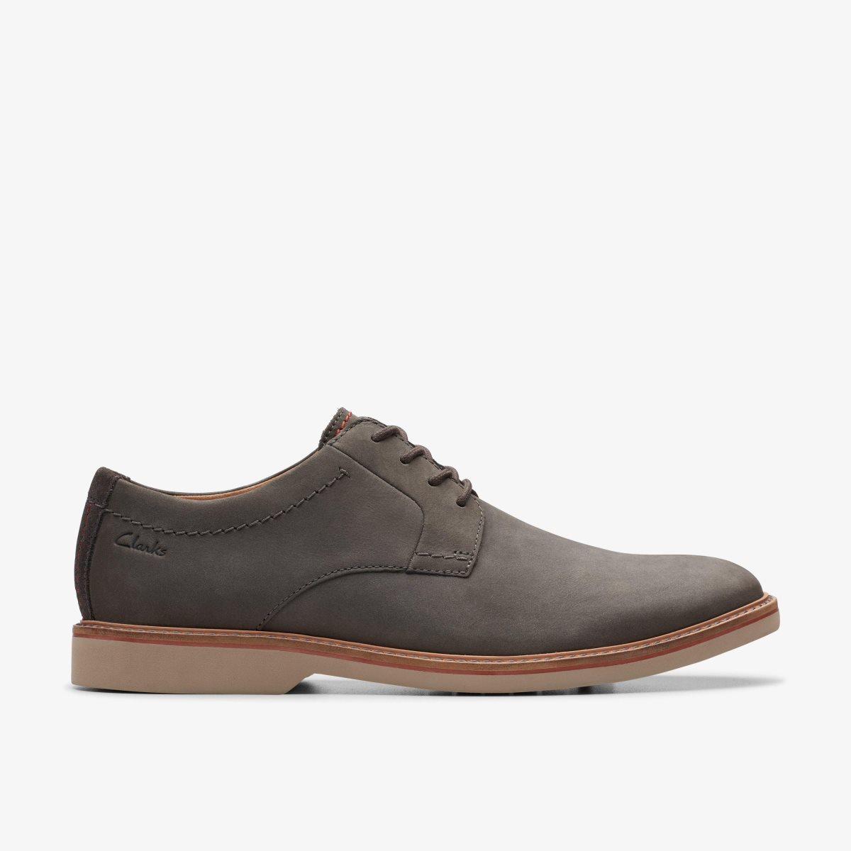 Clarks Atticus LT Lace Dark Grey Nubuck Erkek Elbise Ayakkabısı Koyu Gri | 74839JNIZ