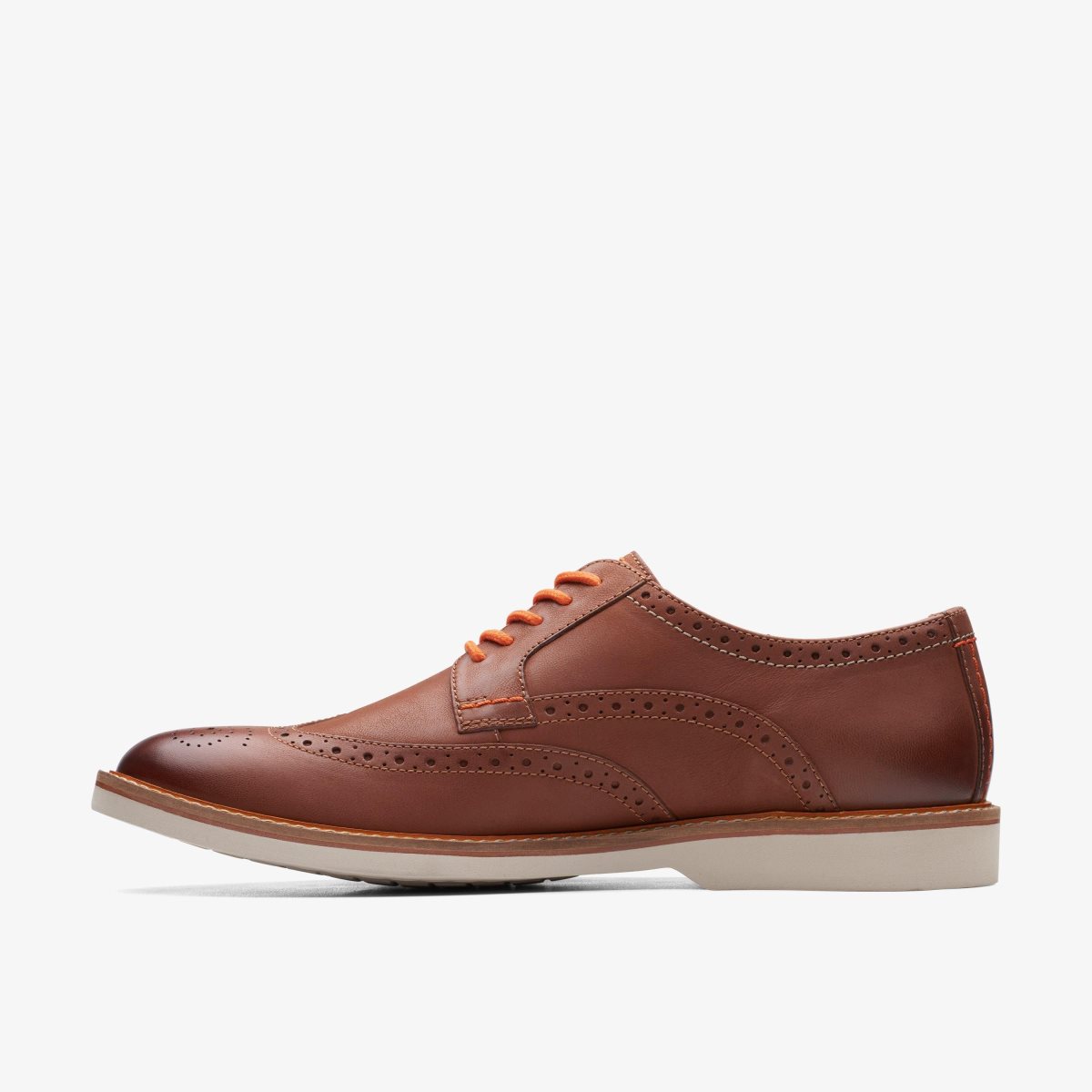 Clarks Atticus LT Limit Dark Tan Leather Erkek Elbise Ayakkabısı Koyu Kahverengi | 12583ZDVI