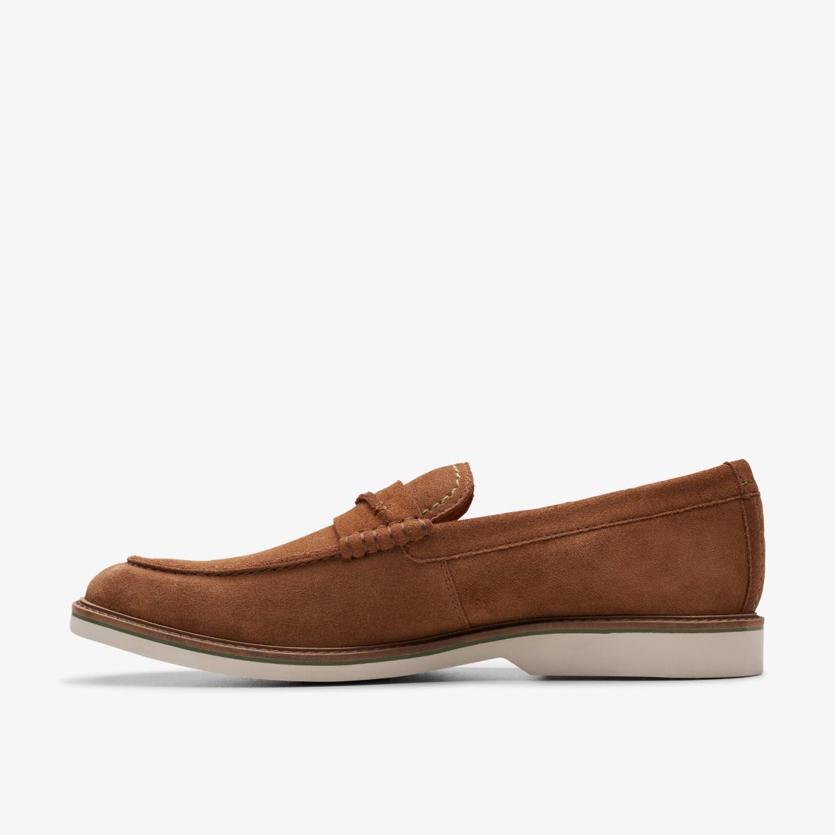 Clarks Atticus LT Slip Cola Suede Erkek Elbise Ayakkabısı Cola | 07195JTOE