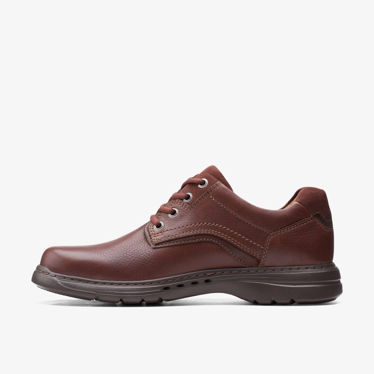 Clarks Brawley Pace Mahogany Leather Erkek Elbise Ayakkabısı Mahogany | 08726UGLM