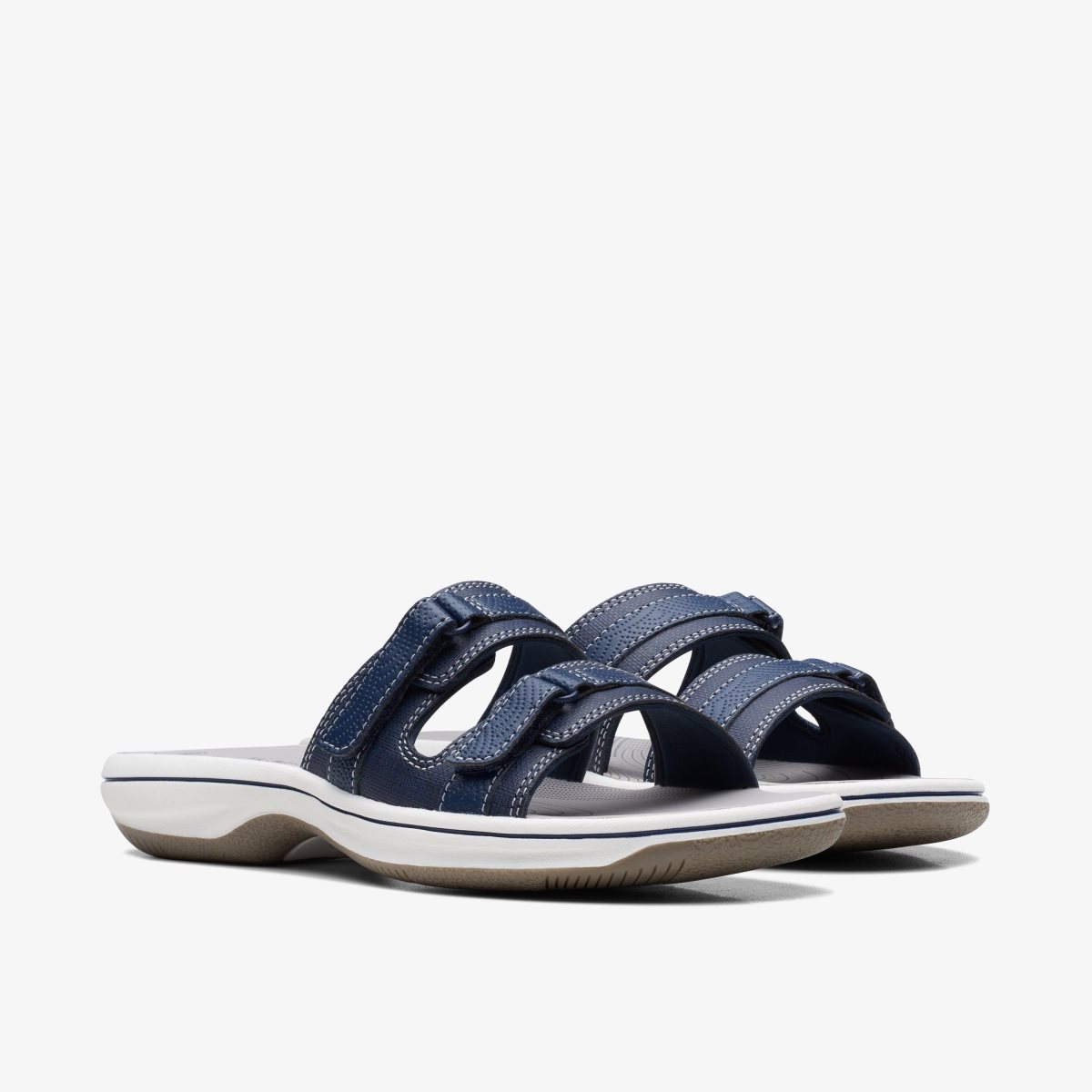 Clarks Breeze Piper Navy Kadın Sandalet Lacivert | 18730QBGC