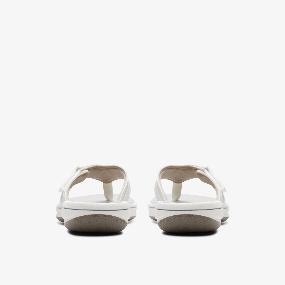 Clarks Breeze Sea White Synthetic Kadın Sandalet Beyaz | 45093AIVS