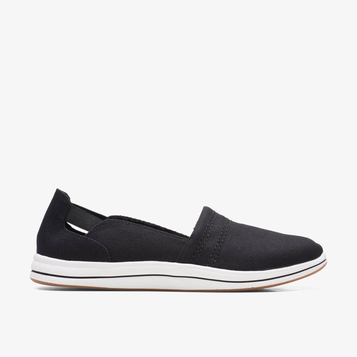 Clarks Breeze Step II Black Kadın Makosen Ayakkabı Siyah | 58619EUDX