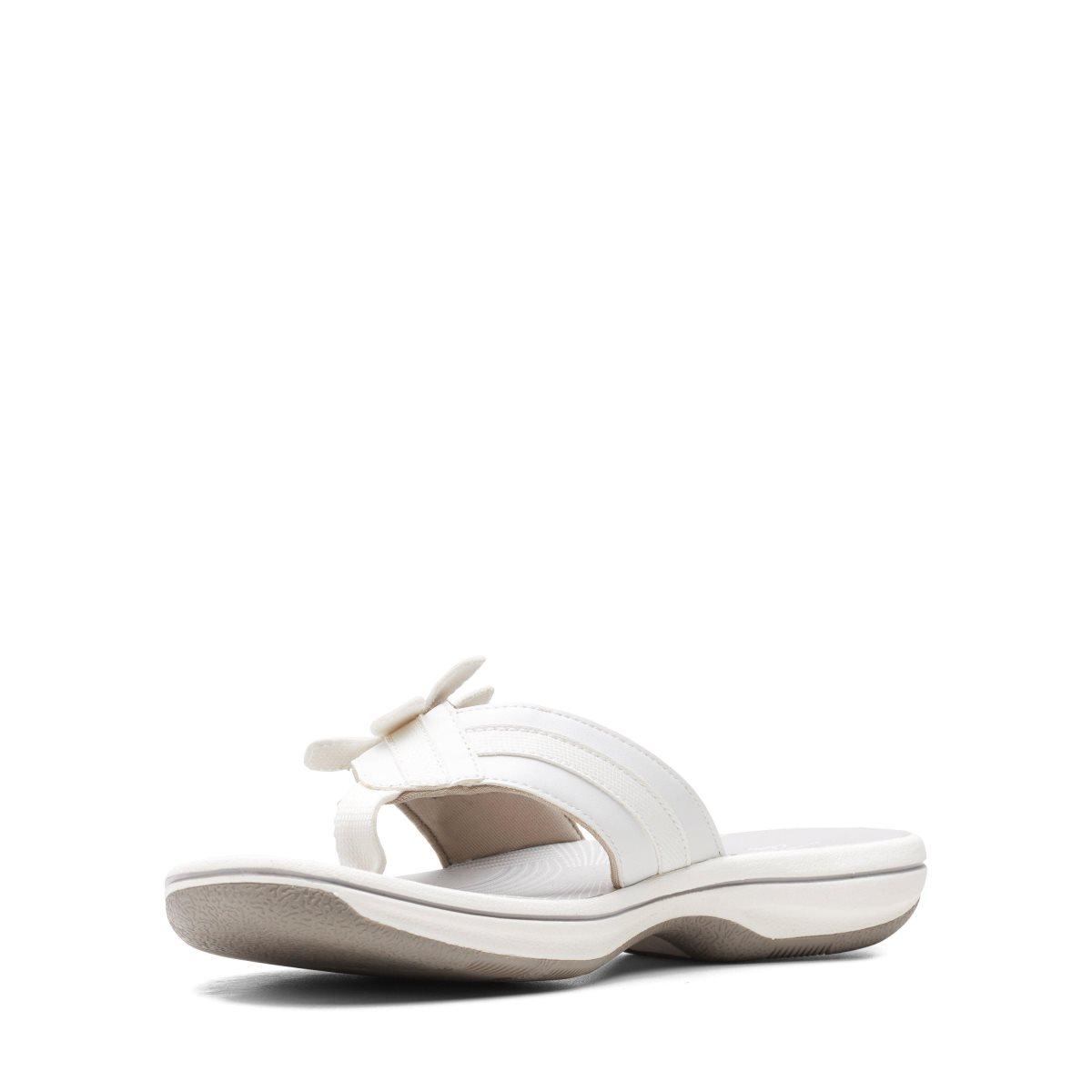 Clarks Brinkley Flora White Kadın Sandalet Beyaz | 41839OSAN