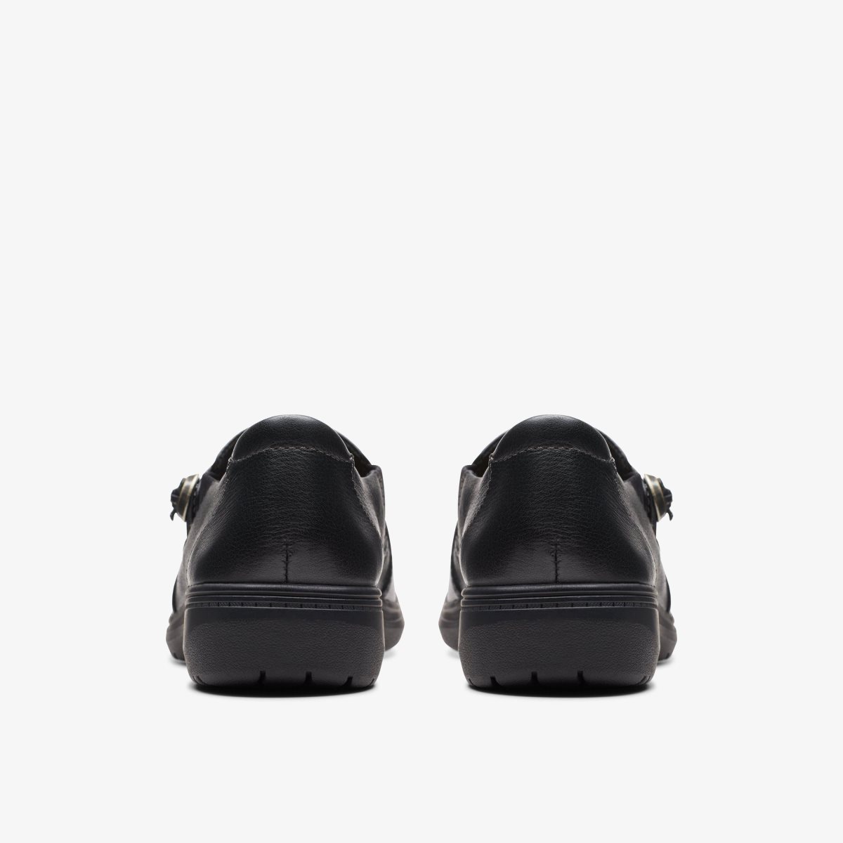 Clarks Carleigh Pearl Black Leather Kadın Clog Terlik Siyah | 72940MKNW