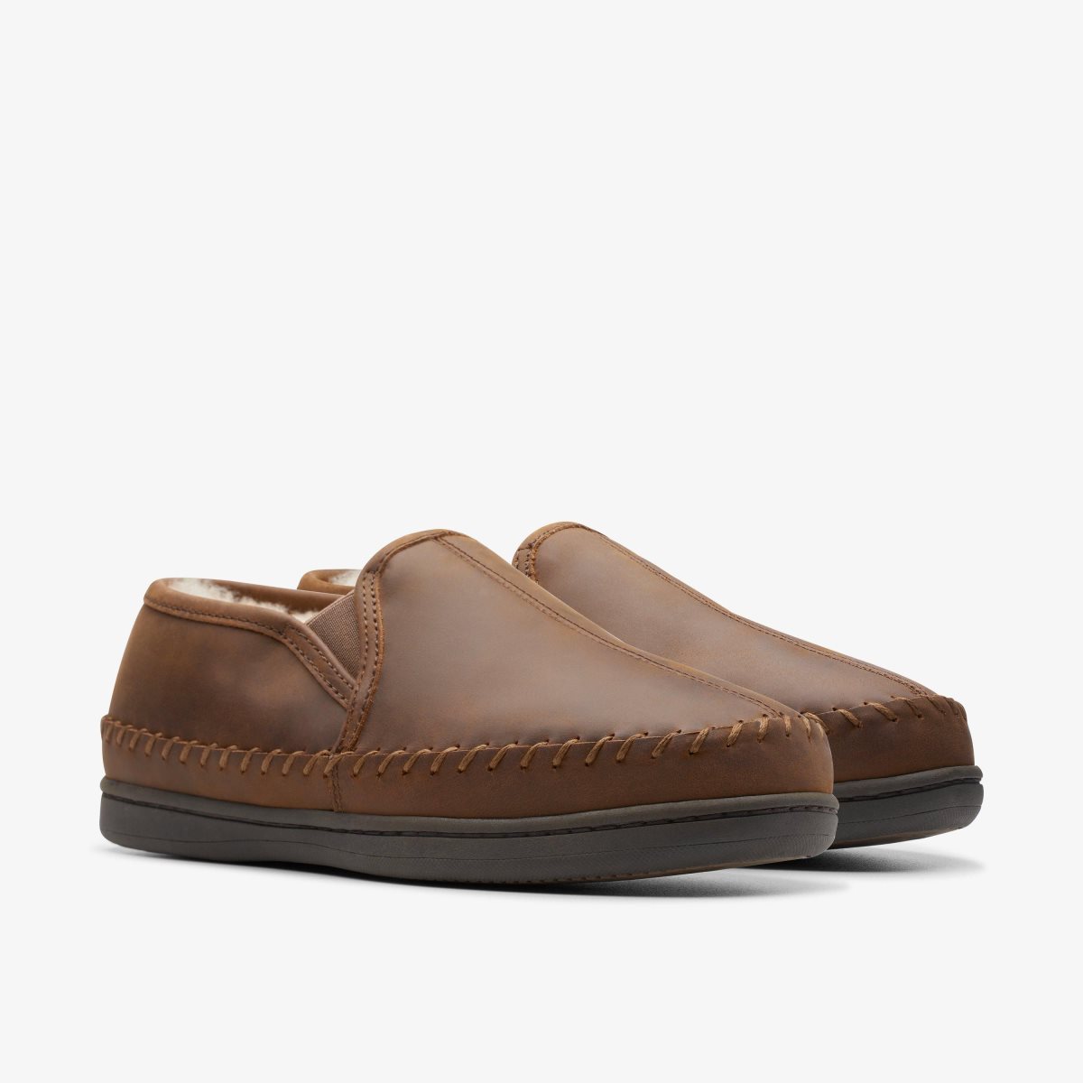 Clarks Challen Rise Beeswax Erkek Terlik Beeswax | 06739BZEJ