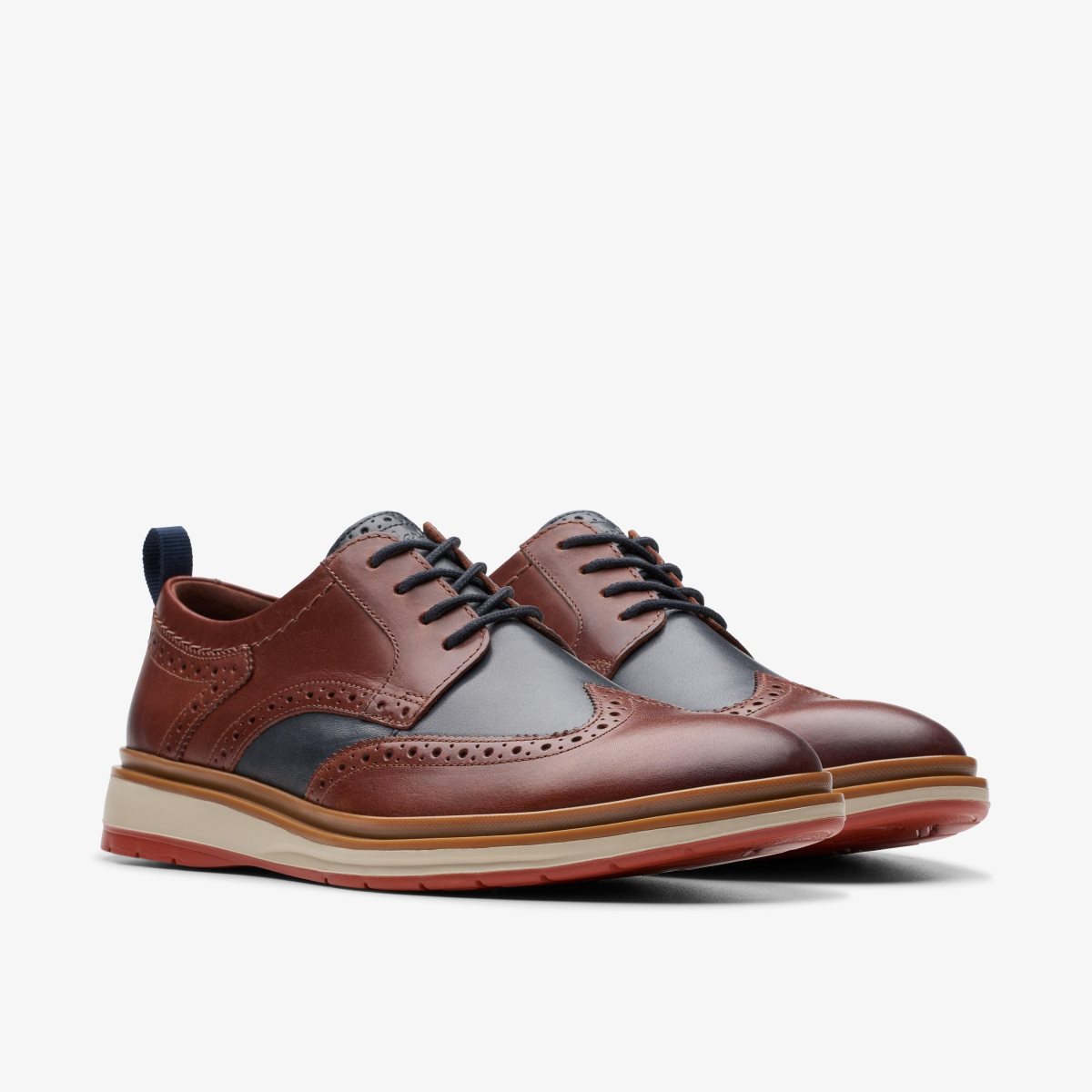 Clarks Chantry Wing British Tan Combination Erkek Elbise Ayakkabısı Kahverengi | 53290FAEL