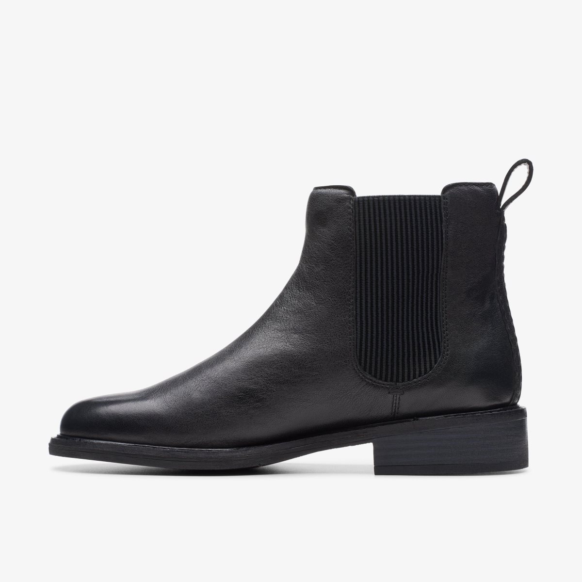 Clarks Cologne Arlo 2 Black Leather Kadın Bot Siyah | 01589GEHU