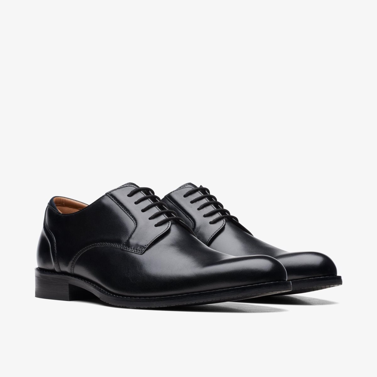 Clarks Craft Arlo Lace Black Leather Erkek Elbise Ayakkabısı Siyah | 31098GTHQ