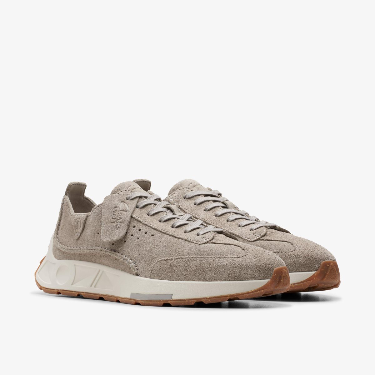 Clarks Craft Speed Light Grey Suede Erkek Spor Ayakkabı Açık Gri | 58720OYPX