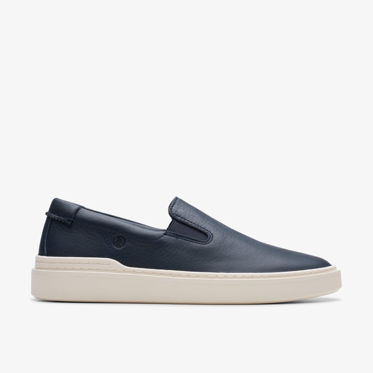 Clarks Craft Swift Go Navy Leather Erkek Spor Ayakkabı Lacivert | 93150EZOQ