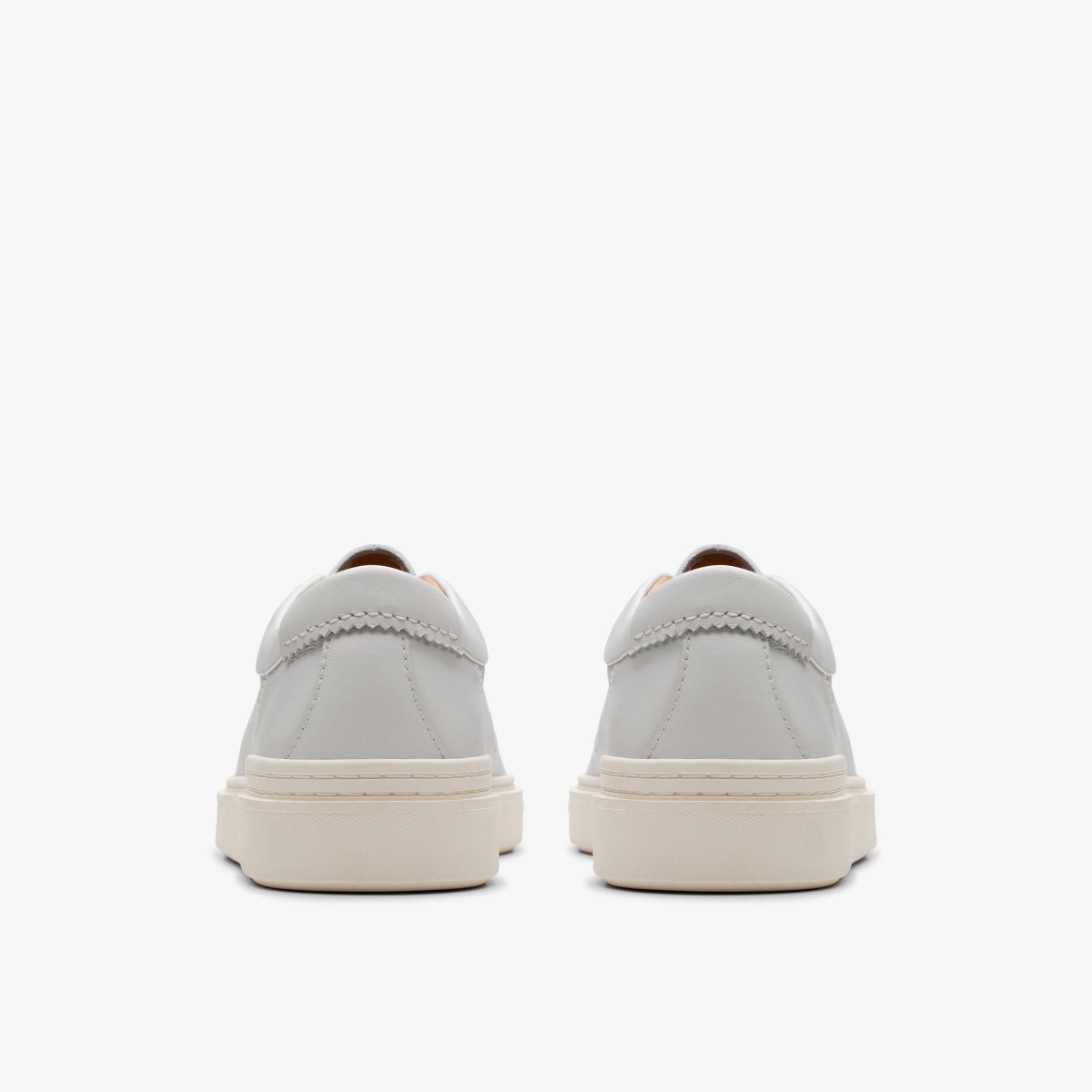 Clarks Craft Swift White Leather Erkek Spor Ayakkabı Beyaz | 59728ZLGK