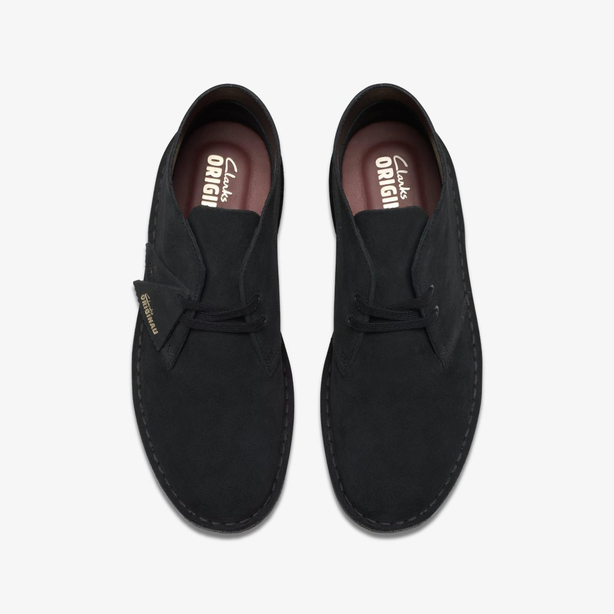 Clarks Desert Boot Black Suede Erkek Elbise Ayakkabısı Siyah | 05826VTUN