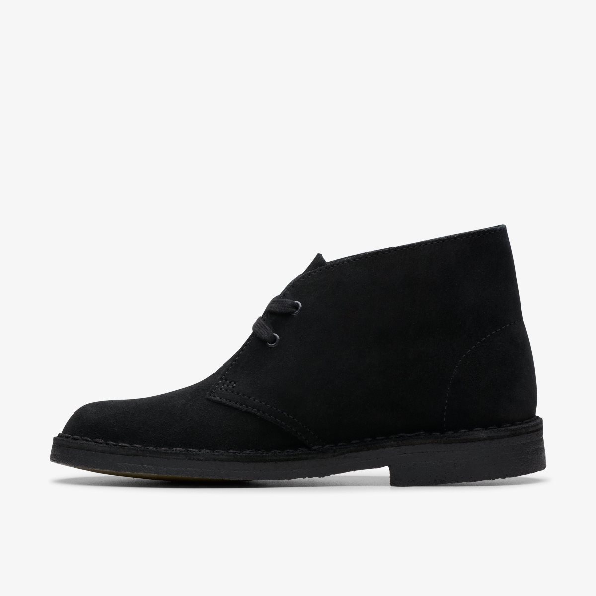 Clarks Desert Boot Black Suede Kadın Bot Siyah | 19763UQCD