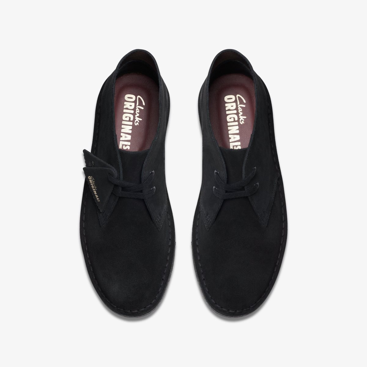 Clarks Desert Boot Black Suede Kadın Bot Siyah | 19763UQCD