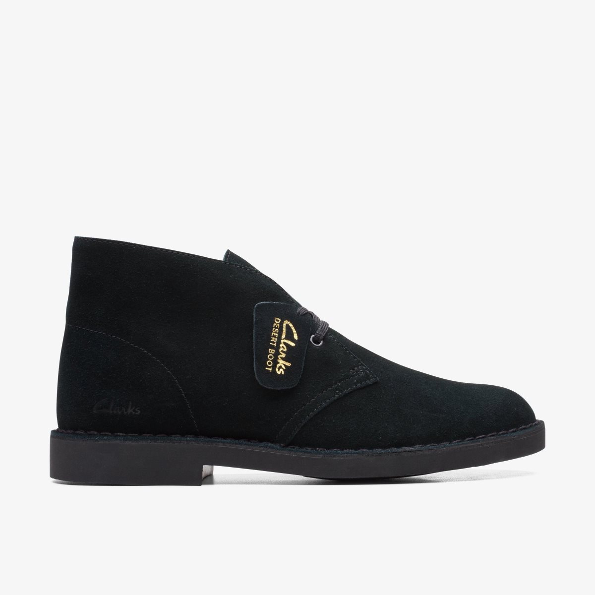 Clarks Desert Boot Evo Black Suede Erkek Elbise Ayakkabısı Siyah | 10849NBYO