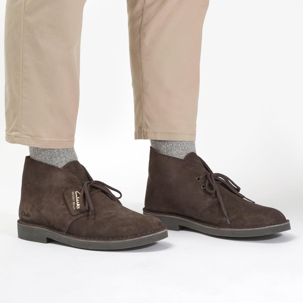 Clarks Desert Boot Evo Dark Brown Suede Erkek Elbise Ayakkabısı Koyu Kahverengi | 80765RTJS