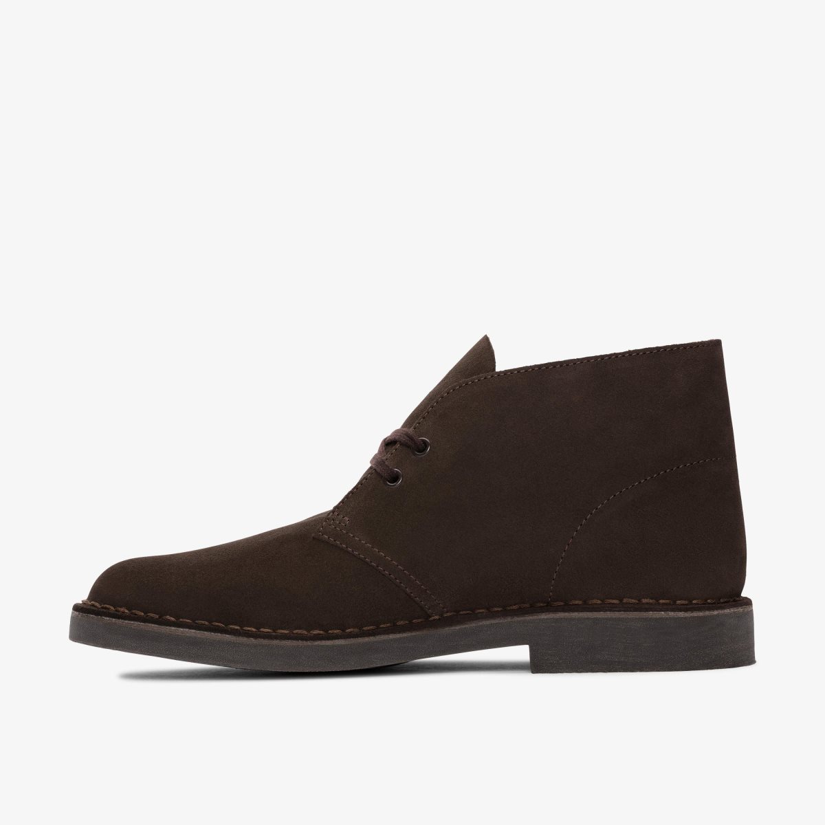 Clarks Desert Boot Evo Dark Brown Suede Erkek Elbise Ayakkabısı Koyu Kahverengi | 80765RTJS