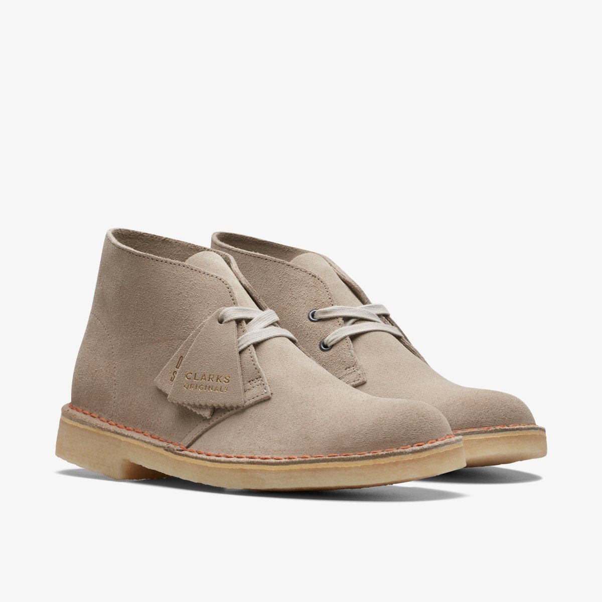 Clarks Desert Boot Sand Suede Erkek Çöl Botu Kahverengi | 73560NDQZ