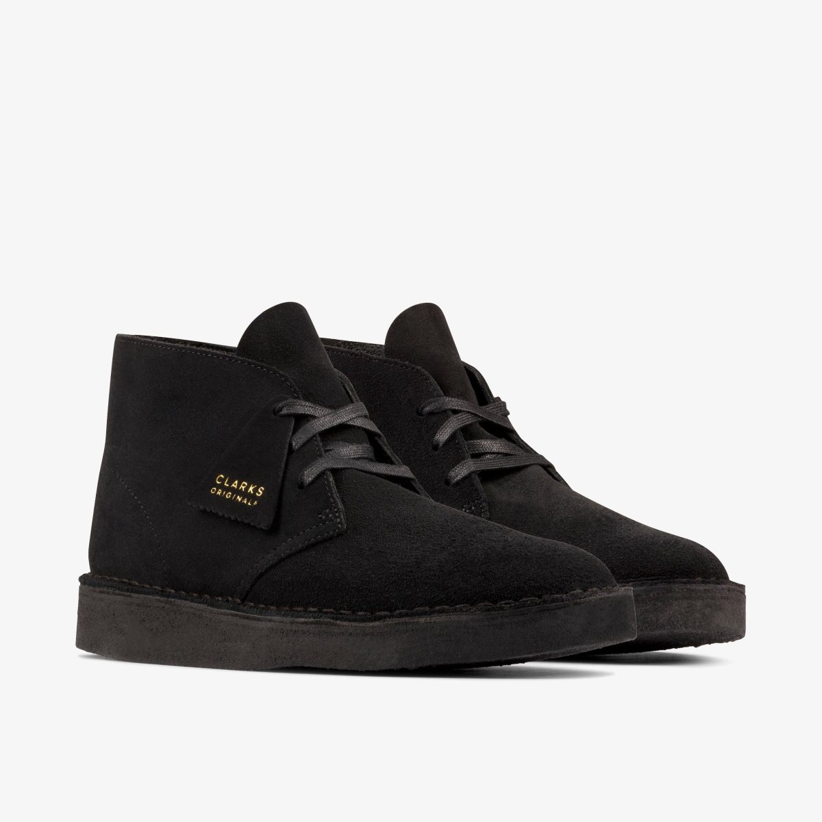 Clarks Desert Coal Black Suede Erkek Çöl Botu Siyah | 74982ATCN