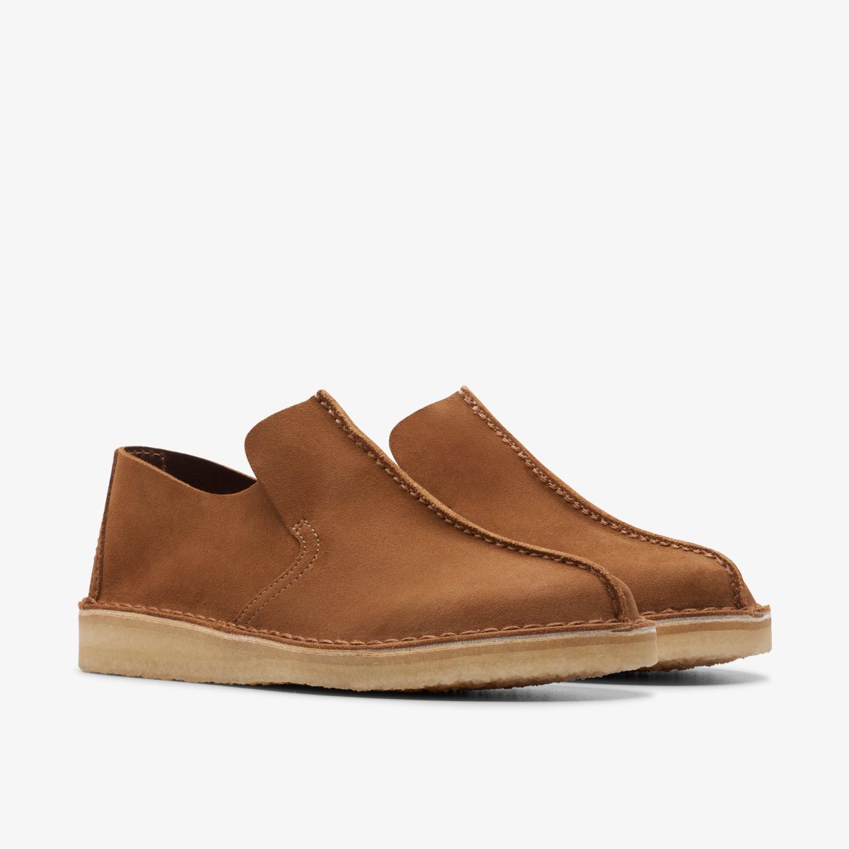 Clarks Desert Mosier Cola Suede Erkek Slip On & Loafer Cola | 29538VPYE