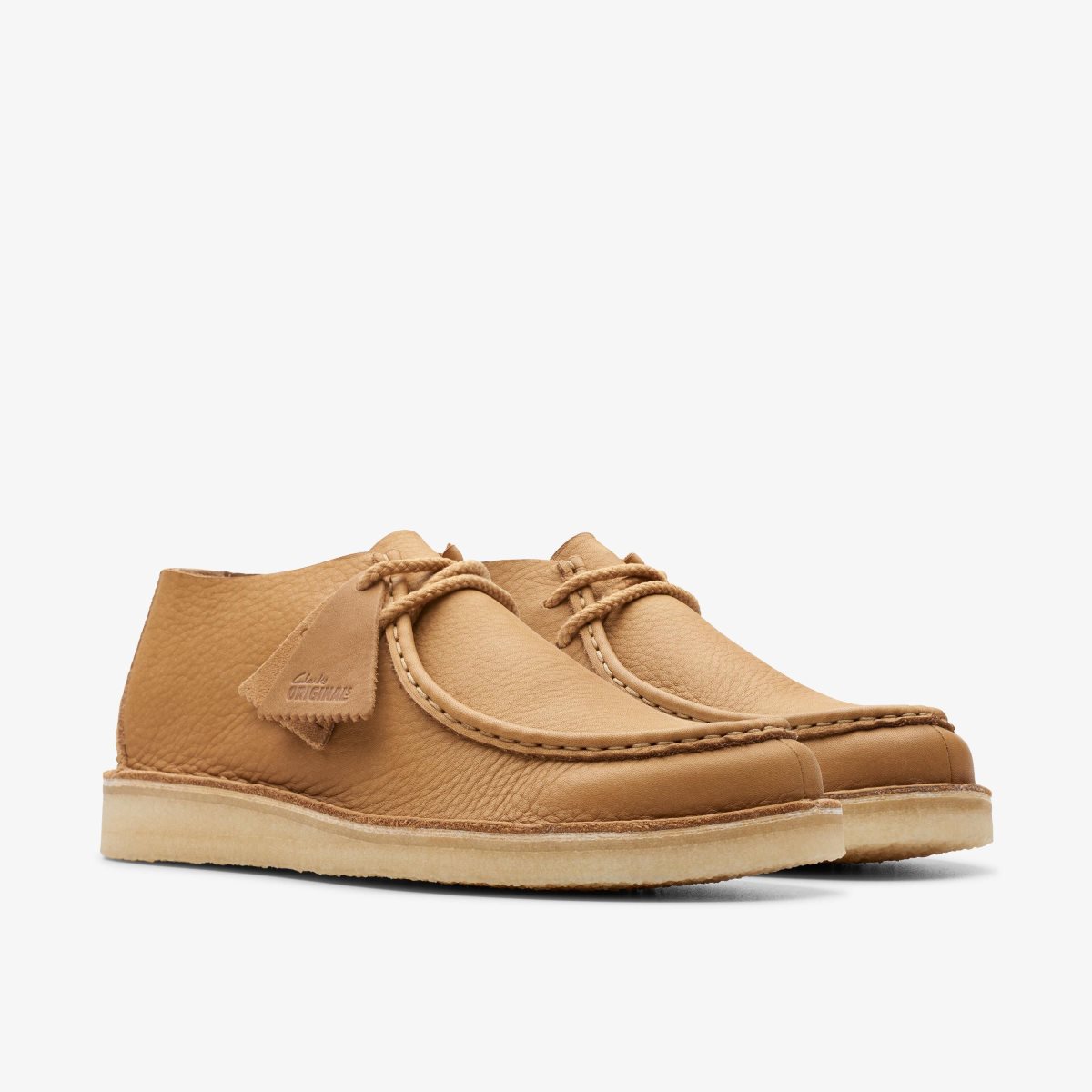 Clarks Desert Nomad Mid Tan Leather Erkek Çöl Botu Kahverengi | 03924SNLX