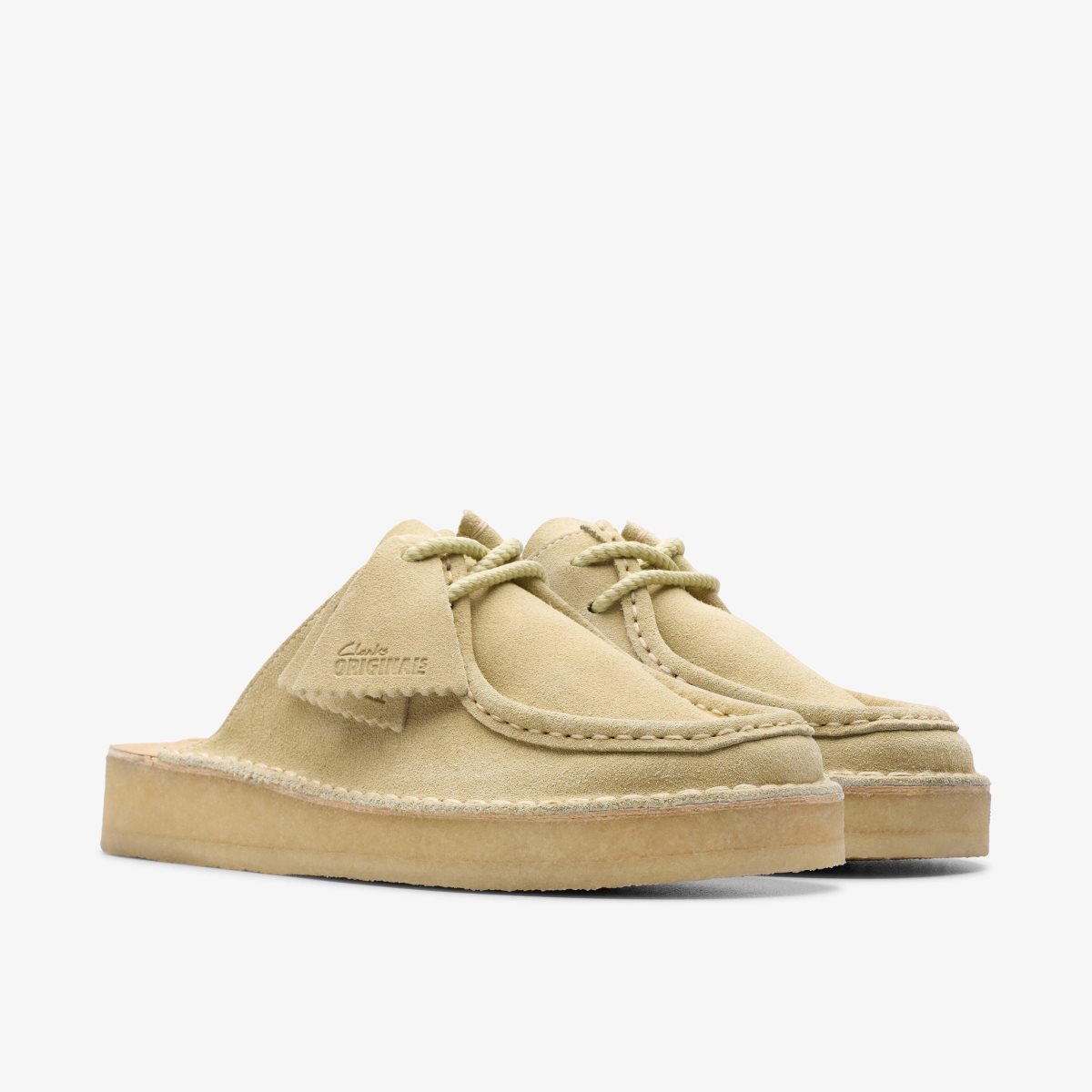 Clarks Desert Nomad Mule Maple Suede Kadın Clog Terlik Maple | 92510ZPAW