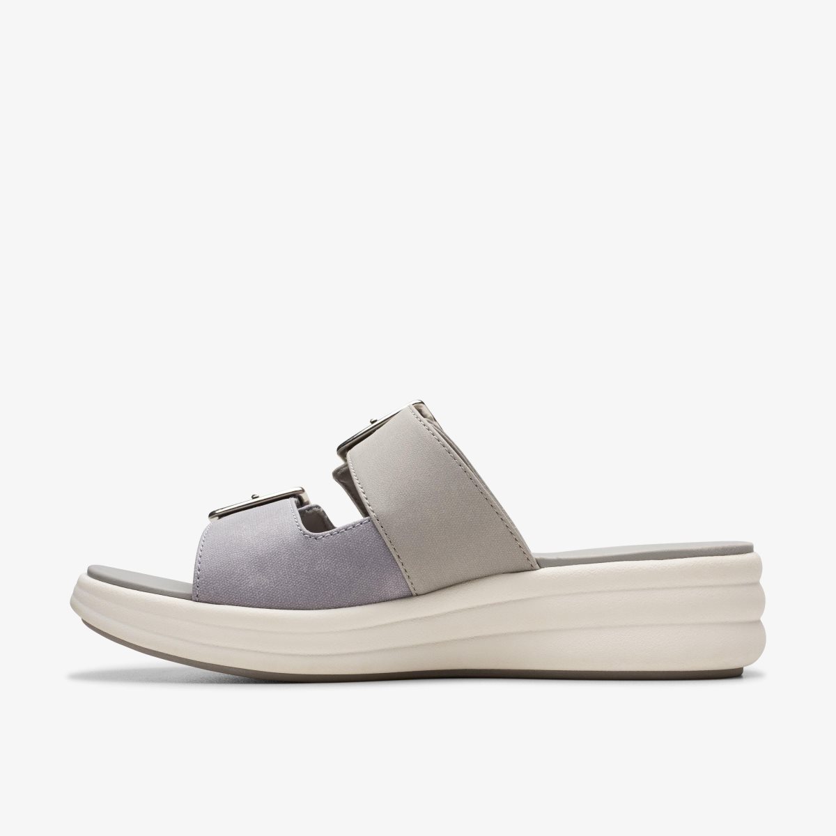 Clarks Drift Buckle Lilac Combination Kadın Sandalet Mor | 01986NFLU