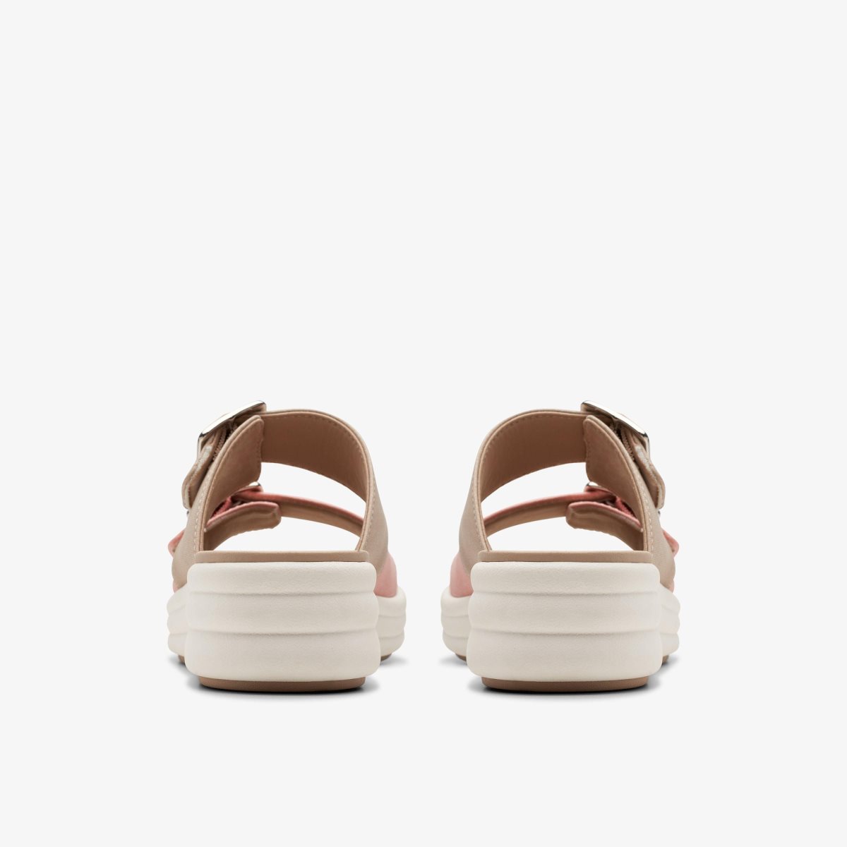 Clarks Drift Buckle Peach Combination Kadın Dolgu Topuklu Mercan | 46870IUHM