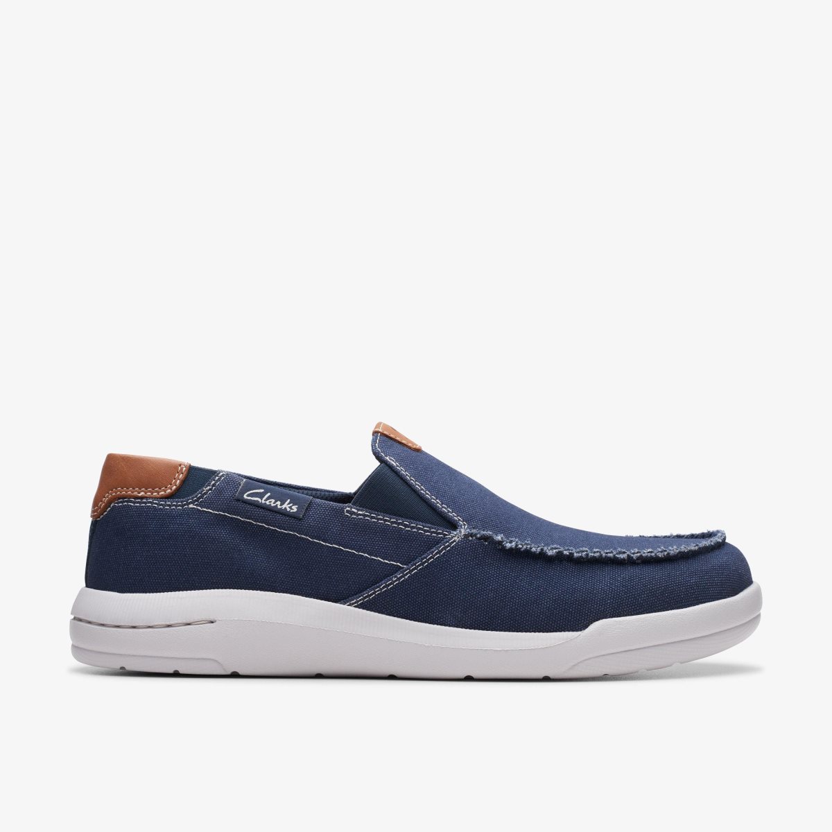 Clarks Driftlite Step Navy Combination Erkek Slip On & Loafer Lacivert | 83254UQYC