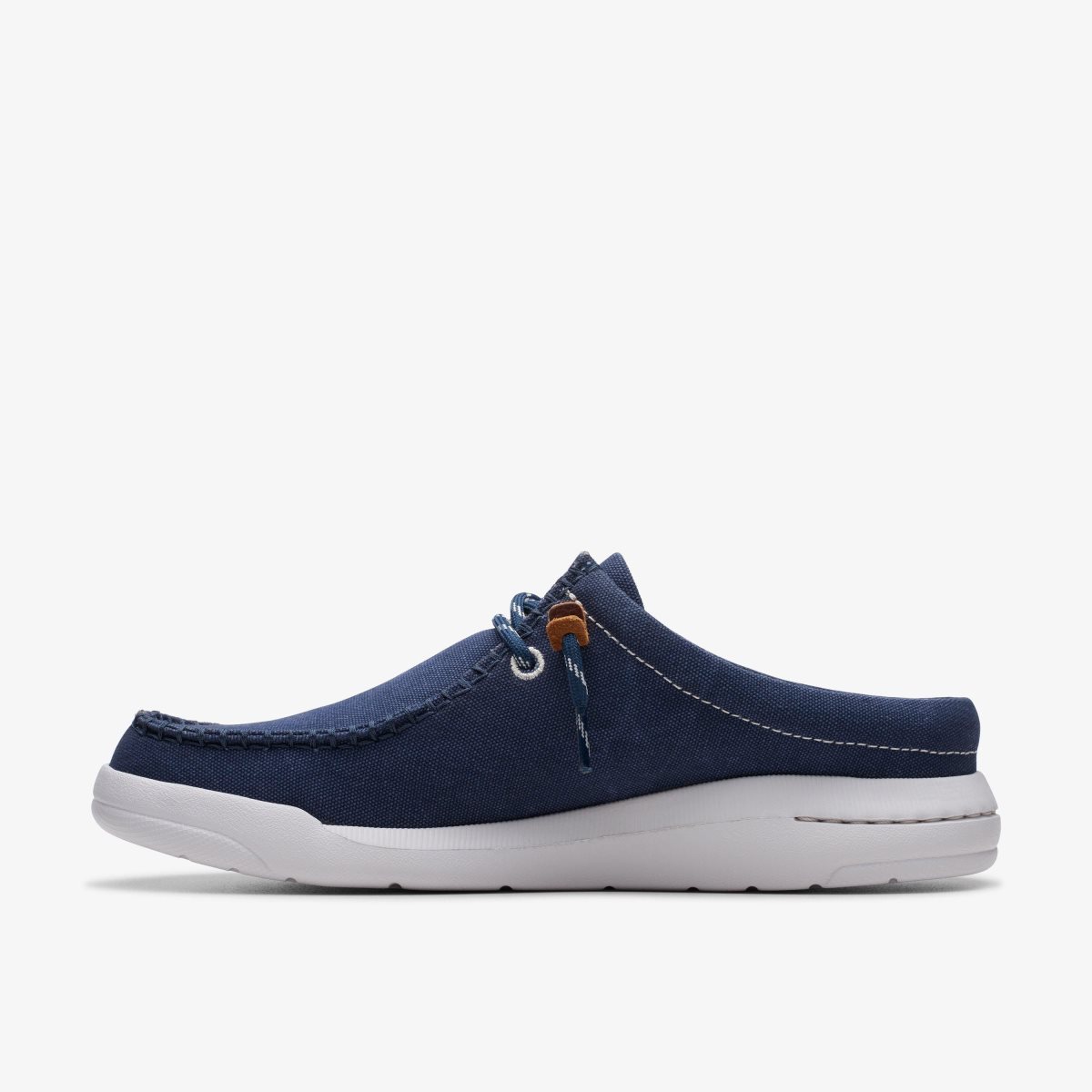 Clarks Driftlite Surf Navy Canvas Erkek Slip On & Loafer Lacivert | 45812FTOG