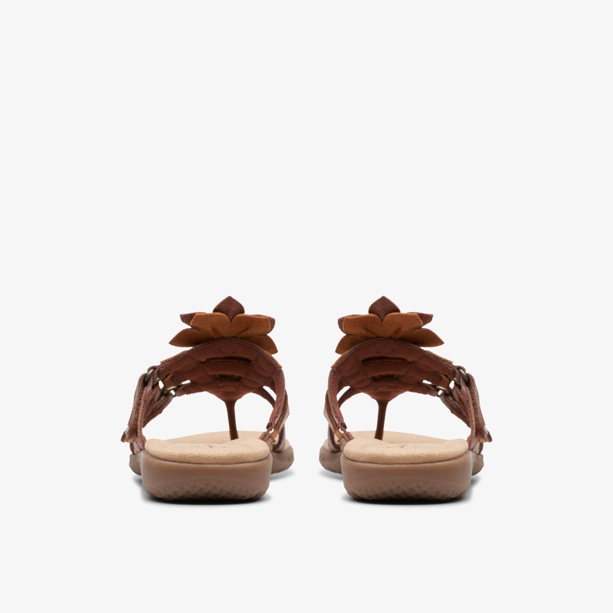 Clarks Elizabelle Mae Tan Combination Kadın Sandalet Kahverengi | 24179PTSC