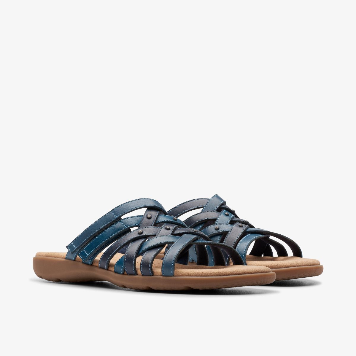 Clarks Elizabelle Rio Blue Multicolour Kadın Sandalet Mavi | 89235AZGI