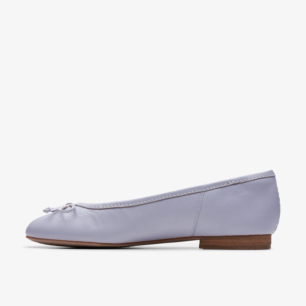 Clarks FAWNA LILY Lilac Leather Kadın Makosen Ayakkabı Mor | 16057LIEK