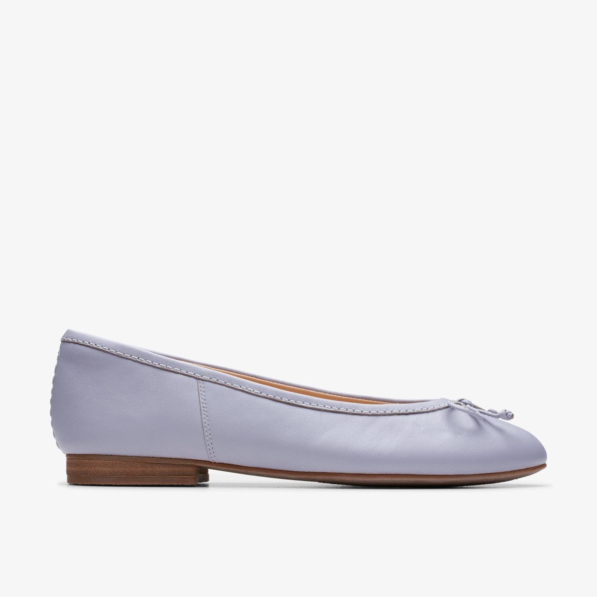 Clarks FAWNA LILY Lilac Leather Kadın Makosen Ayakkabı Mor | 16057LIEK