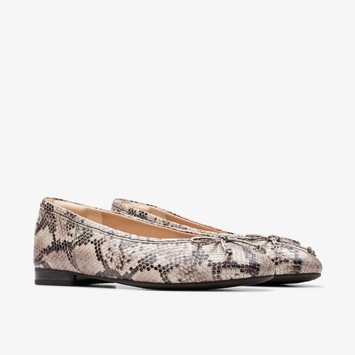 Clarks Fawna Lily Snake Print Kadın Makosen Ayakkabı Yılan | 23654HEBO