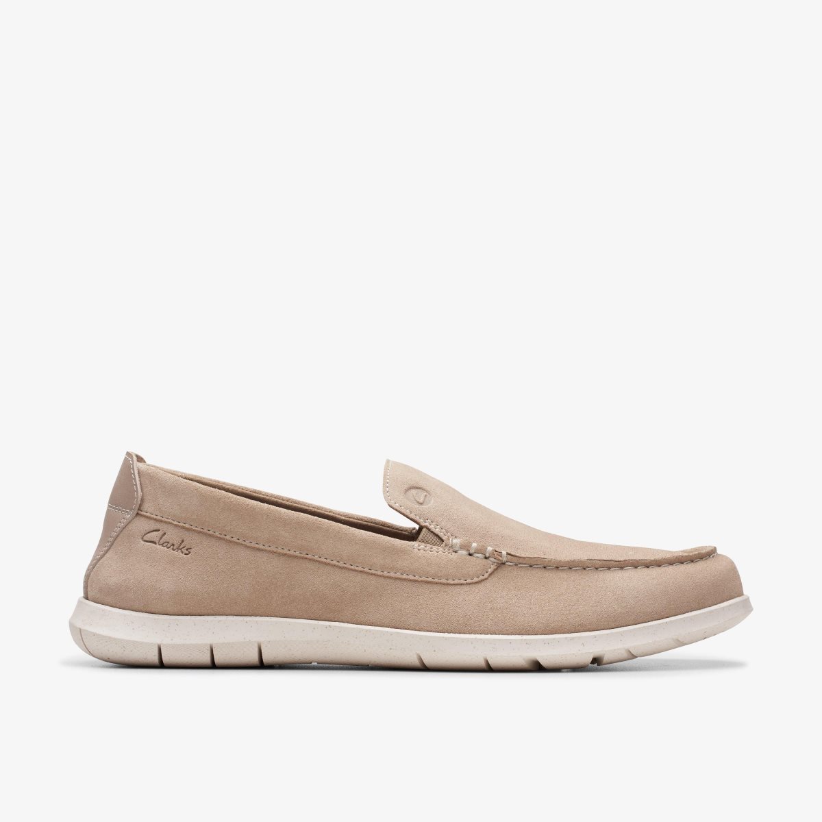 Clarks Flexway Step Sand Suede Erkek Slip On & Loafer Kahverengi | 98435HCSK